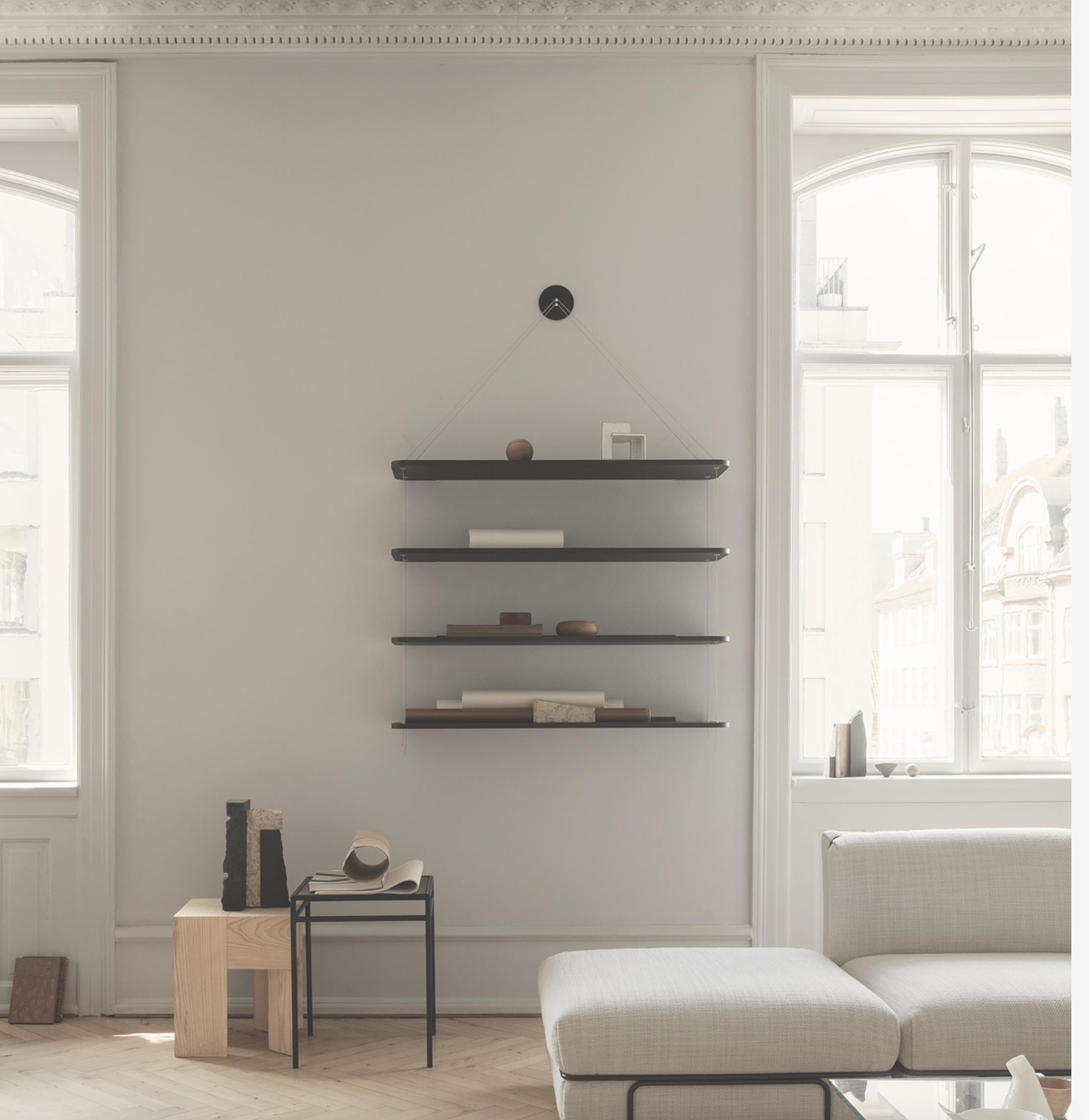 Danish Achille &, Pier Giacomo Castiglioni Black Libreria Pensile For Karakter For Sale