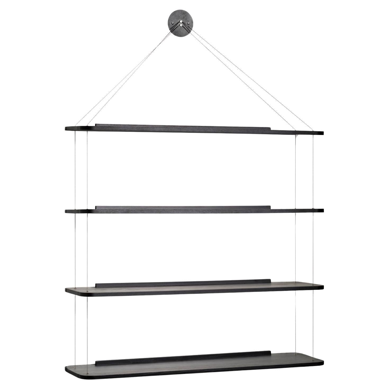 Achille &, Pier Giacomo Castiglioni Black Libreria Pensile Per Karakter