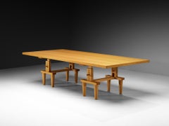 Achille & Pier Giacomo Castiglioni for Zanotta Large 'Bramante' Table in Maple