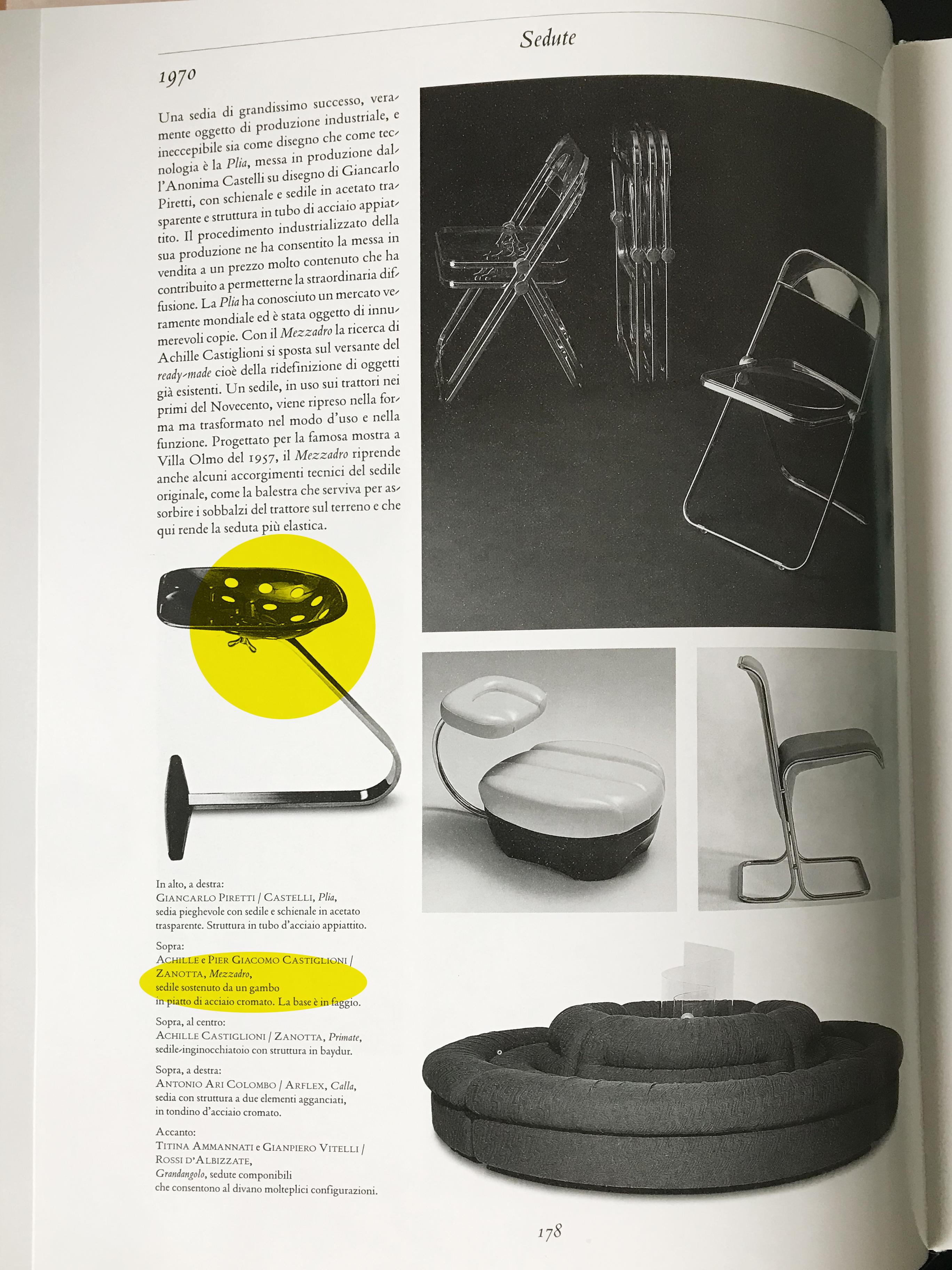 Lacquered Achille & Pier Giacomo Castiglioni for Zanotta 
