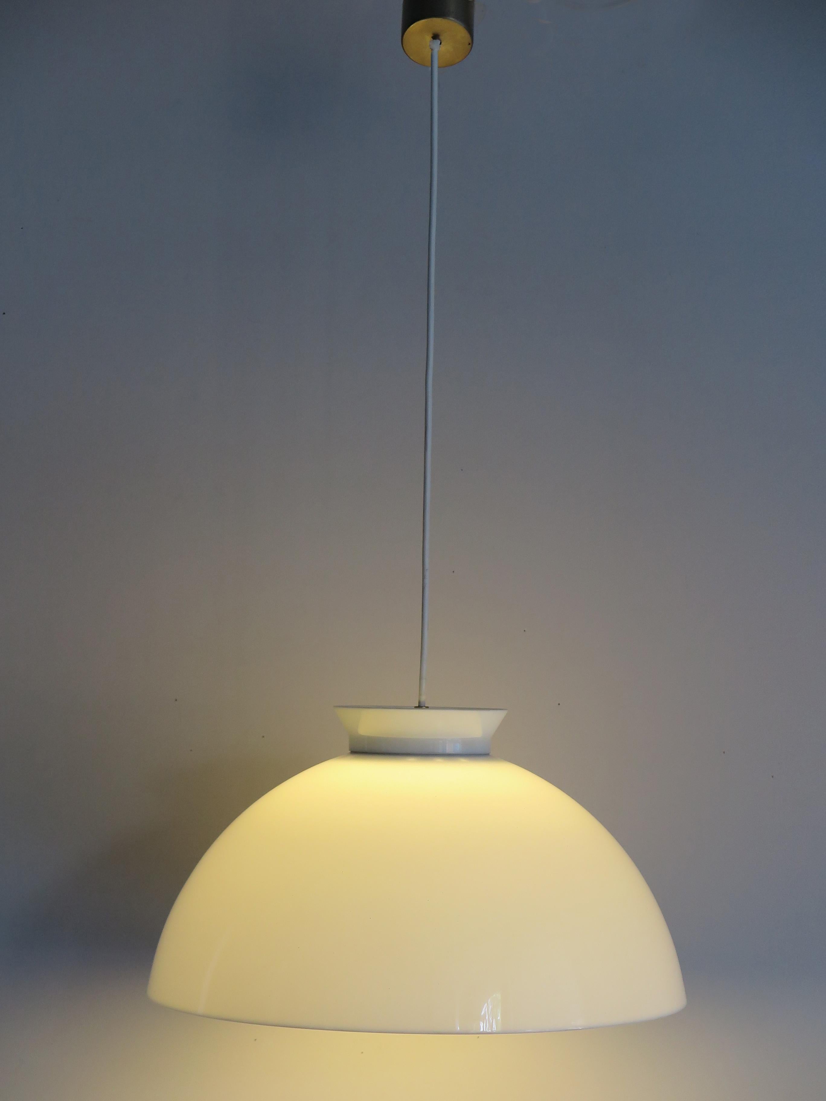 Mid-Century Modern Achille & Pier Giacomo Castiglioni Italian Pendant Lamp for Kartell, 1950s For Sale