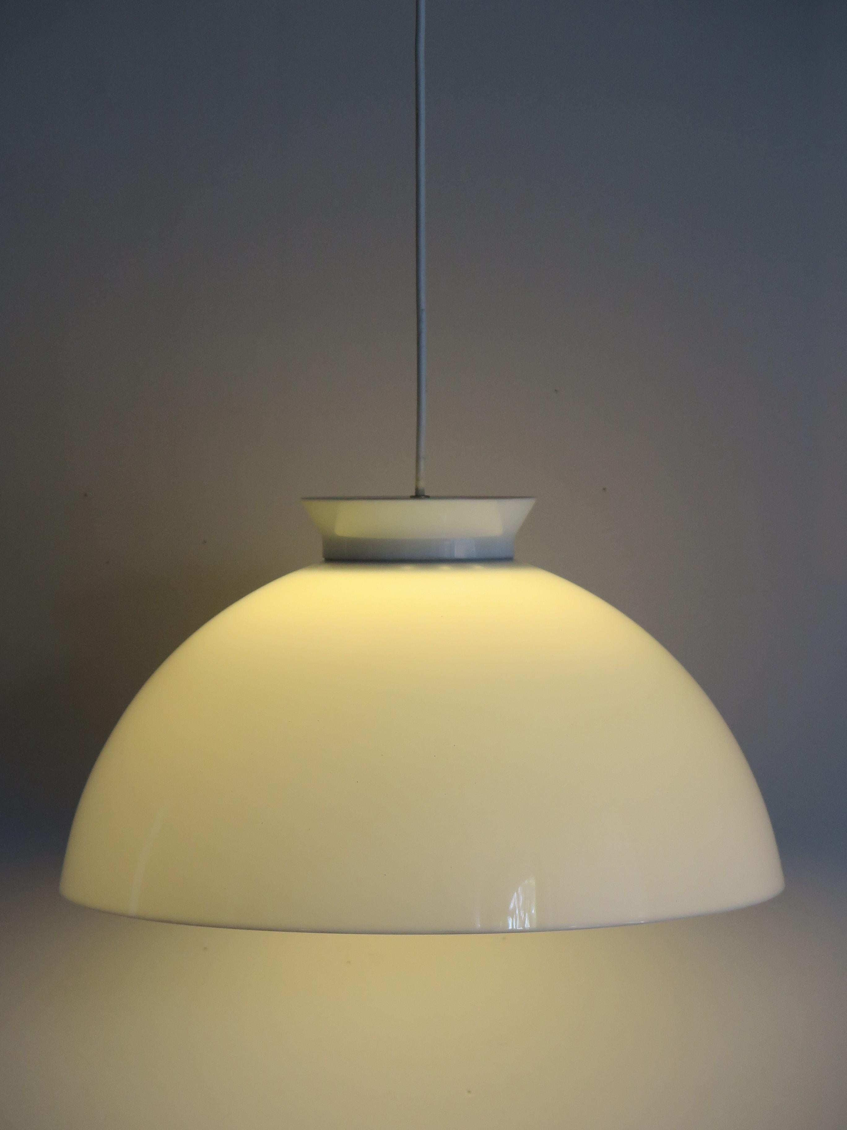 Achille & Pier Giacomo Castiglioni Italian Pendant Lamp for Kartell, 1950s In Good Condition For Sale In Reggio Emilia, IT