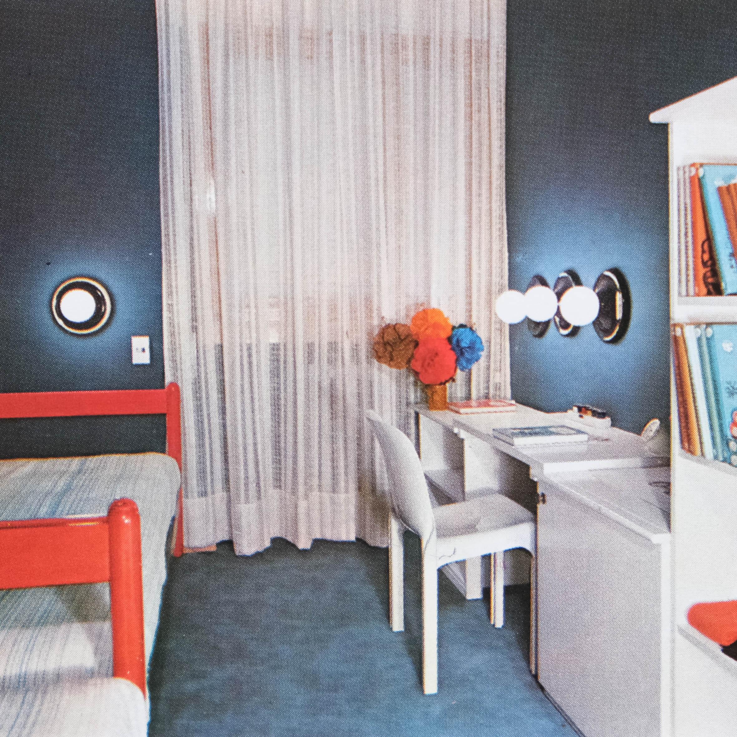 French Achille & Pier Giacomo Castiglioni, Light Ball, Four Wall Lights, Flos, 1960s For Sale