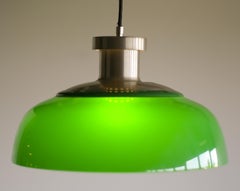Achille & Pier Giacomo Castiglioni – Model 4017 Green Acrylic Pendant Lamp