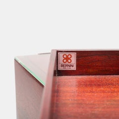 Achille & Pier Giacomo Castiglioni bureau secrétaire Rampa en bois de rose Bernini Italie