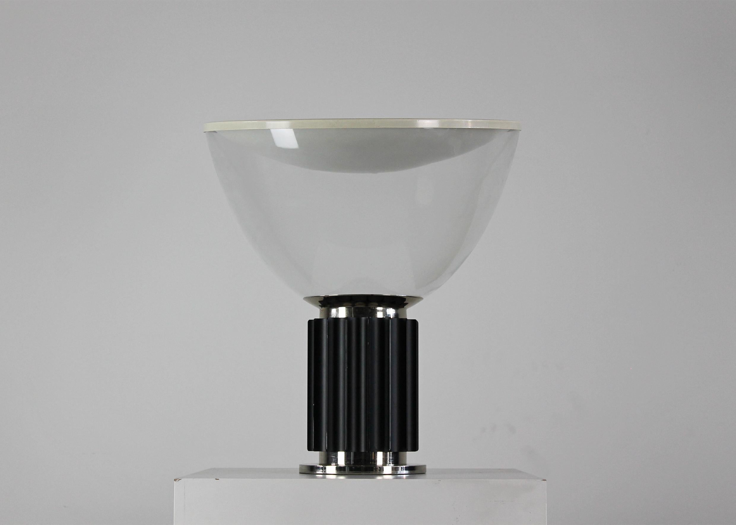Mid-Century Modern Achille & Pier Giacomo Castiglioni Taccia Table Lamp by Flos, 1980s, Italy