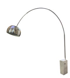 Achille & Piergiacomo Castiglioni für Flos „Arco“, Stehleuchte „Arco“, Italien, 1960er Jahre
