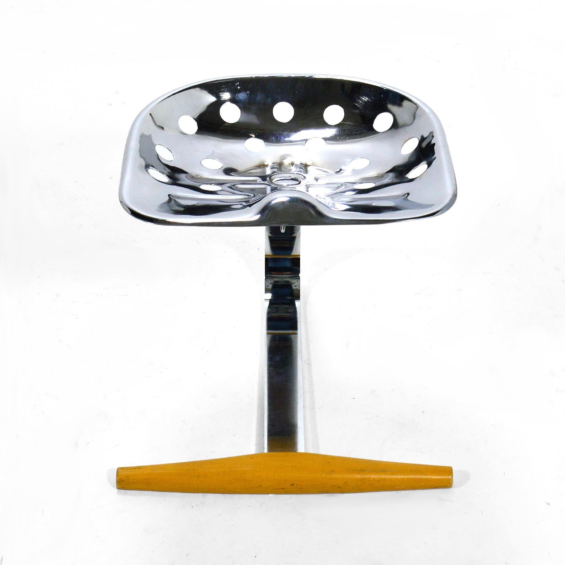 Mid-Century Modern Achille and Piergiacomo Castiglioni Mezzadro Stool