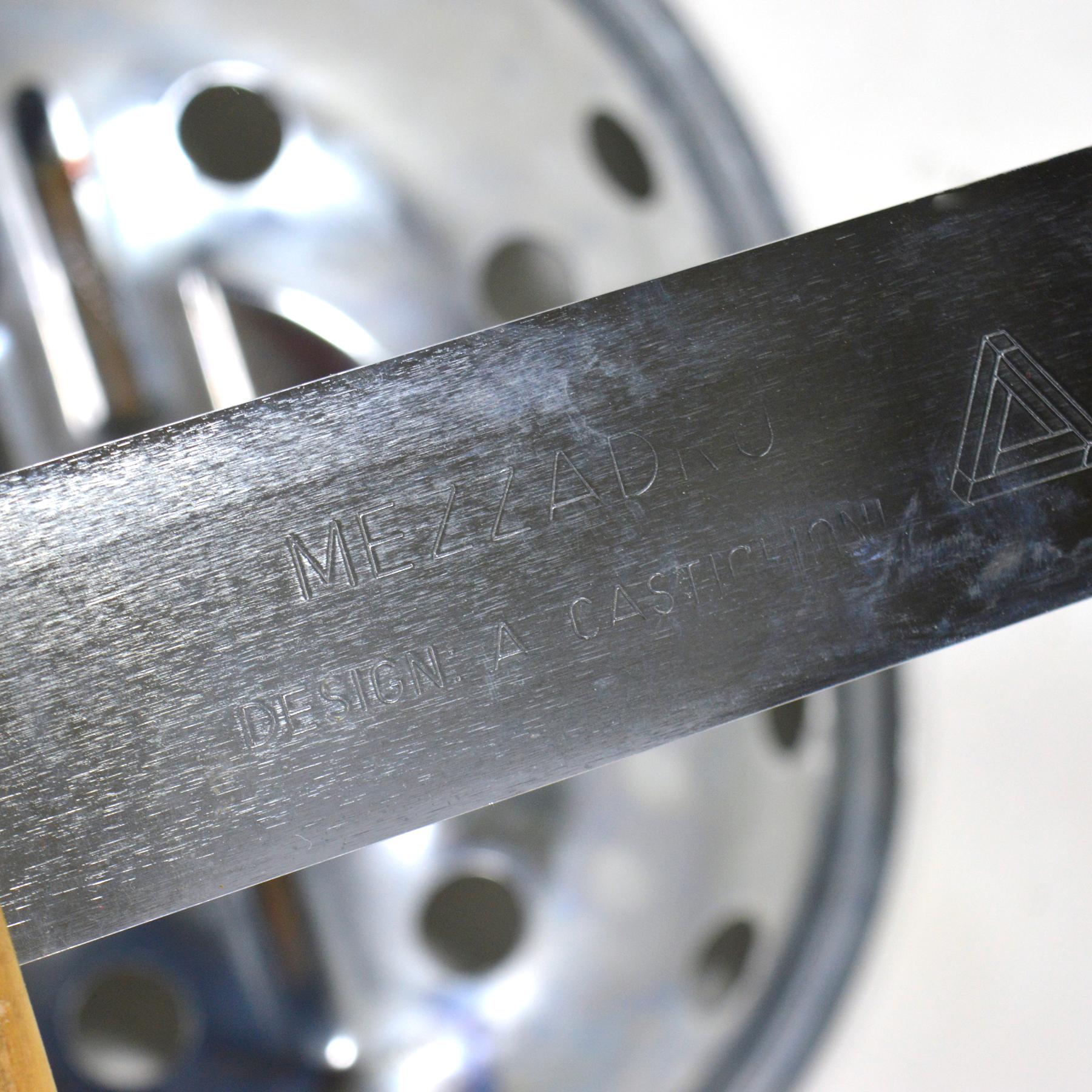 Steel Achille and Piergiacomo Castiglioni Mezzadro Stool