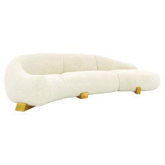 Achille Salvagni, „Alligator“, langes Sofa, 2020