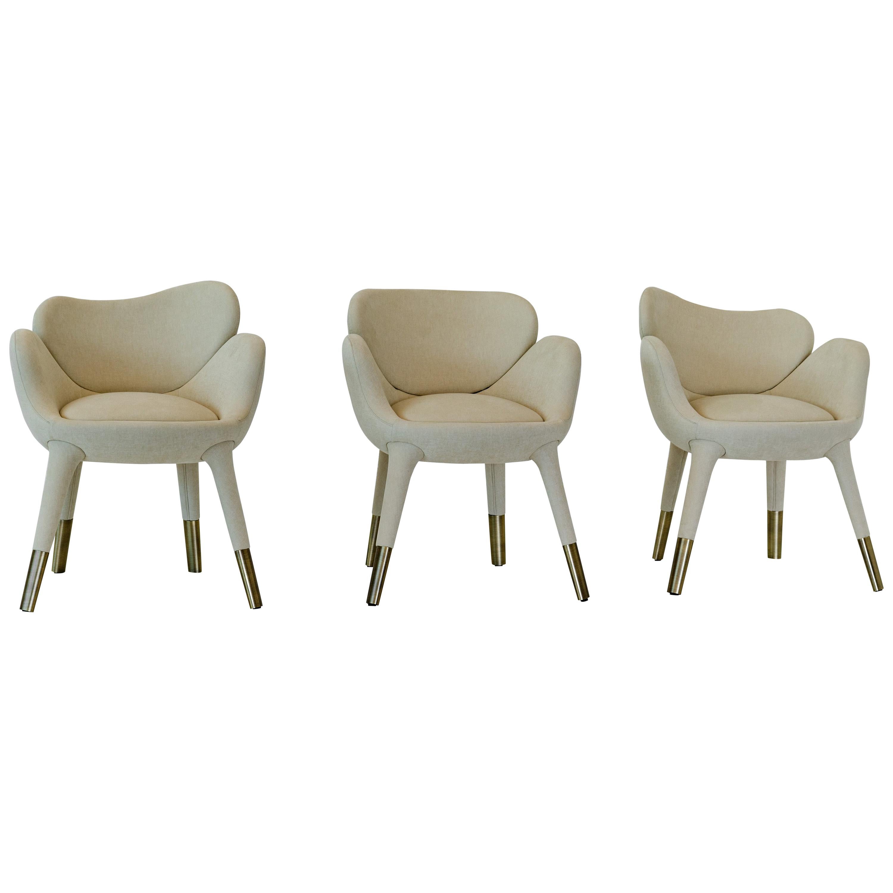 Achille Salvagni:: Fauteuil "Frangipani":: rembourré:: contemporain en vente