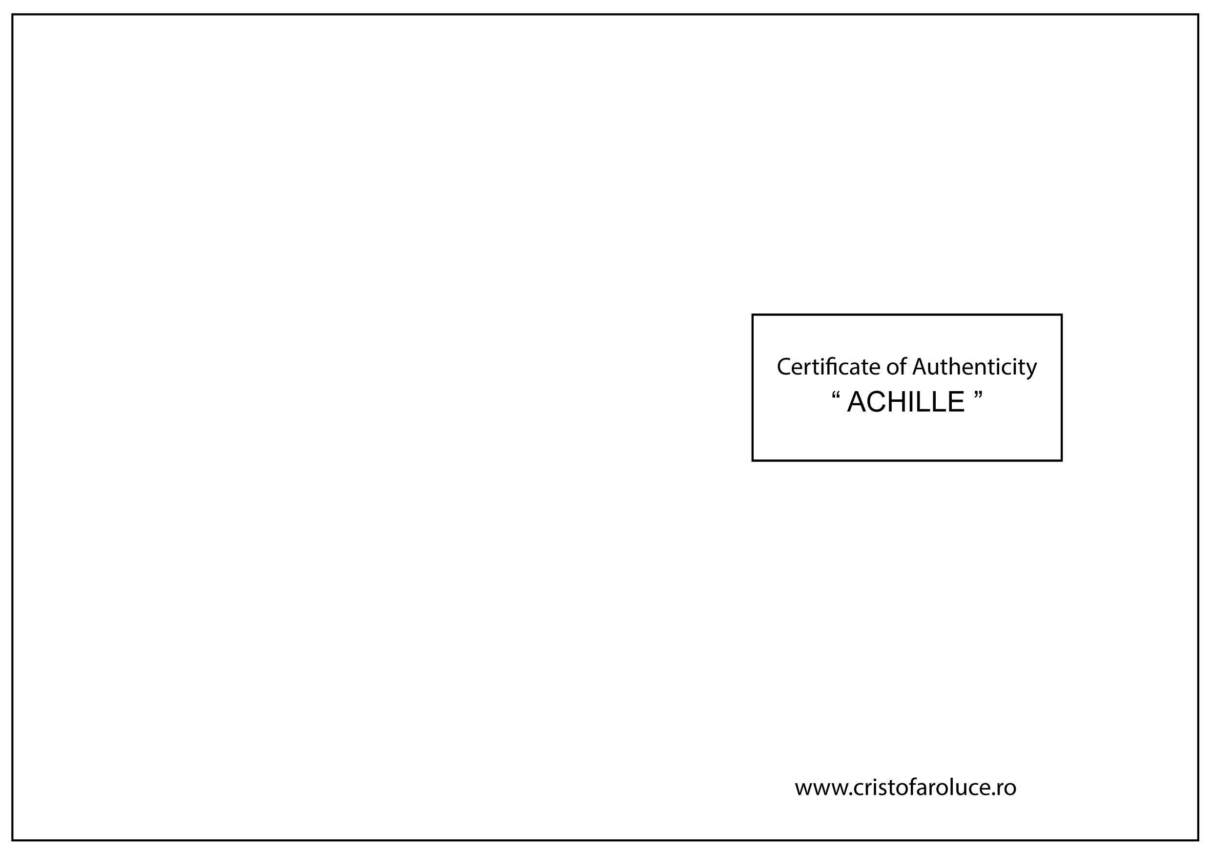 XXIe siècle et contemporain Lampe de table Achille Hand Made Italian Minimalist Design By Tommaso Cristofaro en vente