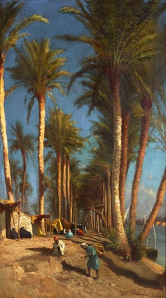 Antique Market in Cairo by Achille Vertunni