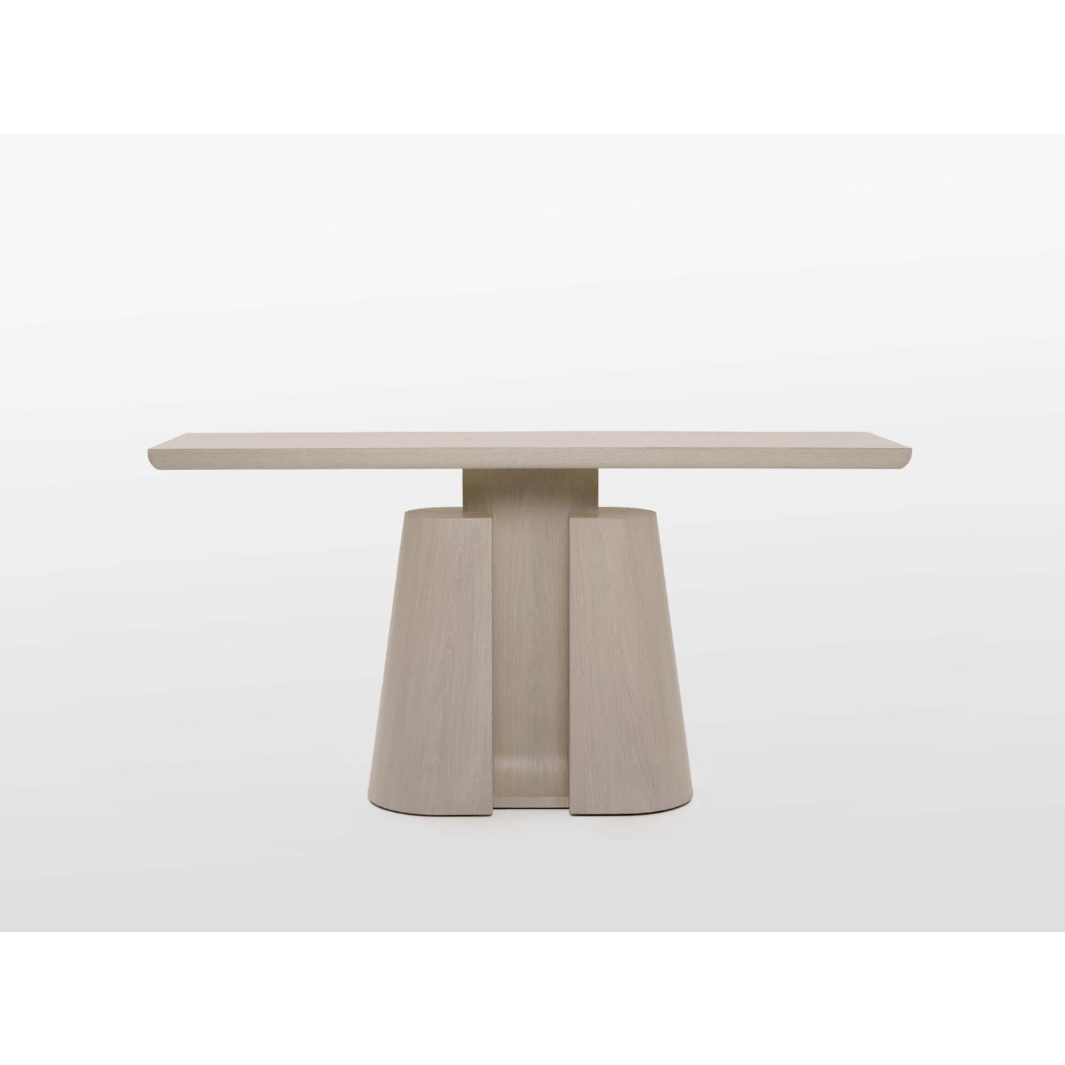 Achilles Console Table in Bleached Oak by OZA Design
Dimensions: D 45 x W 140 x H 81 cm. 
Materials: Bleached oak wood.

Available in different finishes and size options. Prices may vary. Please contact us.

OZA is not a style, it is a philosophy.