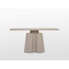 Consola Aquiles de roble blanqueado de OZA Design