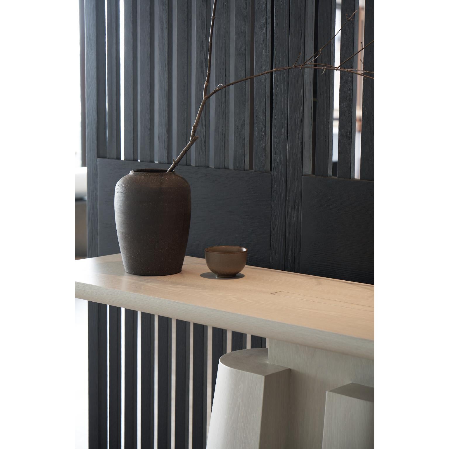 Other Achilles Console Table in Bleached Oak by OZA Design For Sale