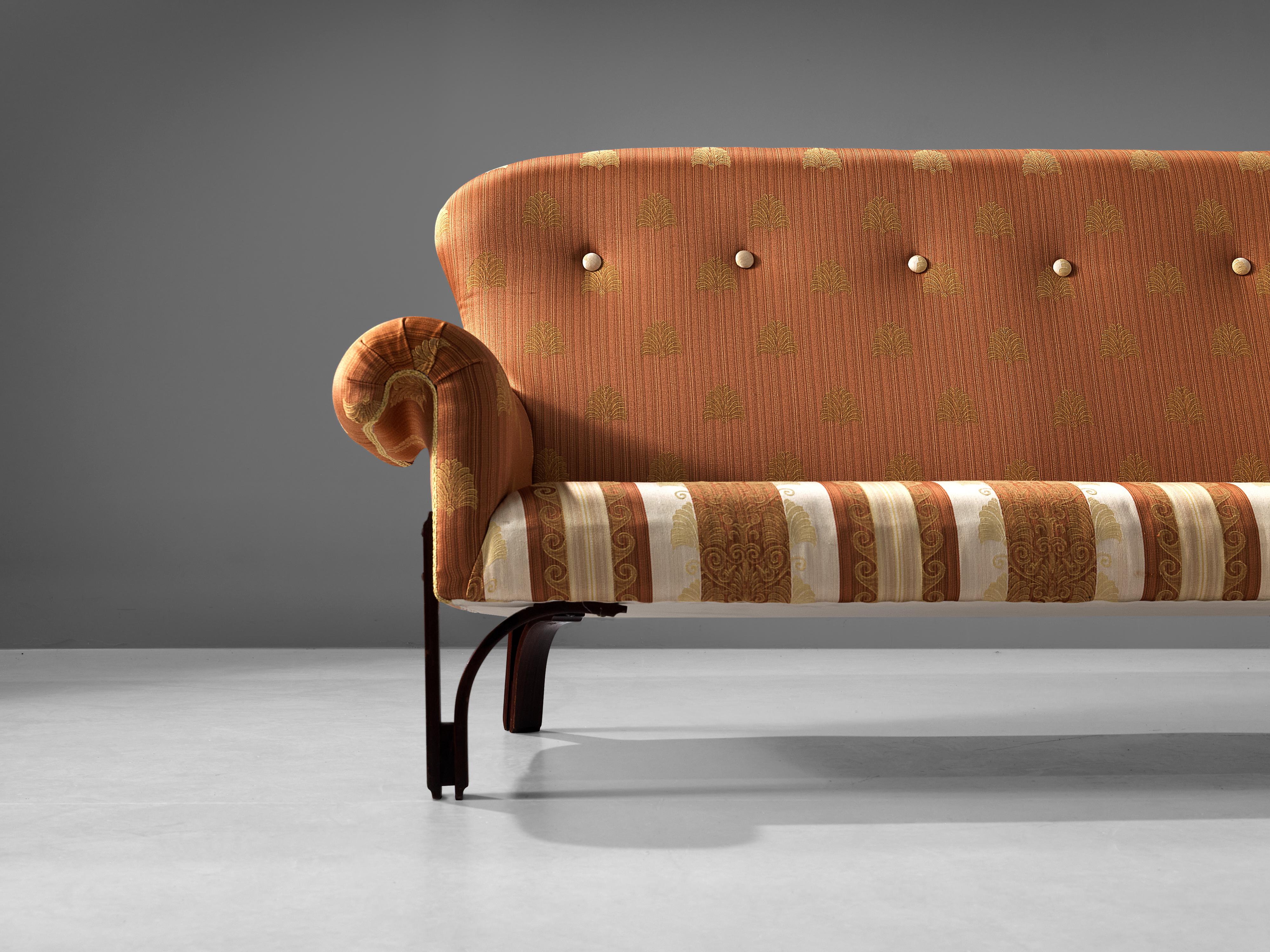 Achilli, Brigidini & Canella 'Quadrifoglio' Sofa in Patterned Upholstery 1