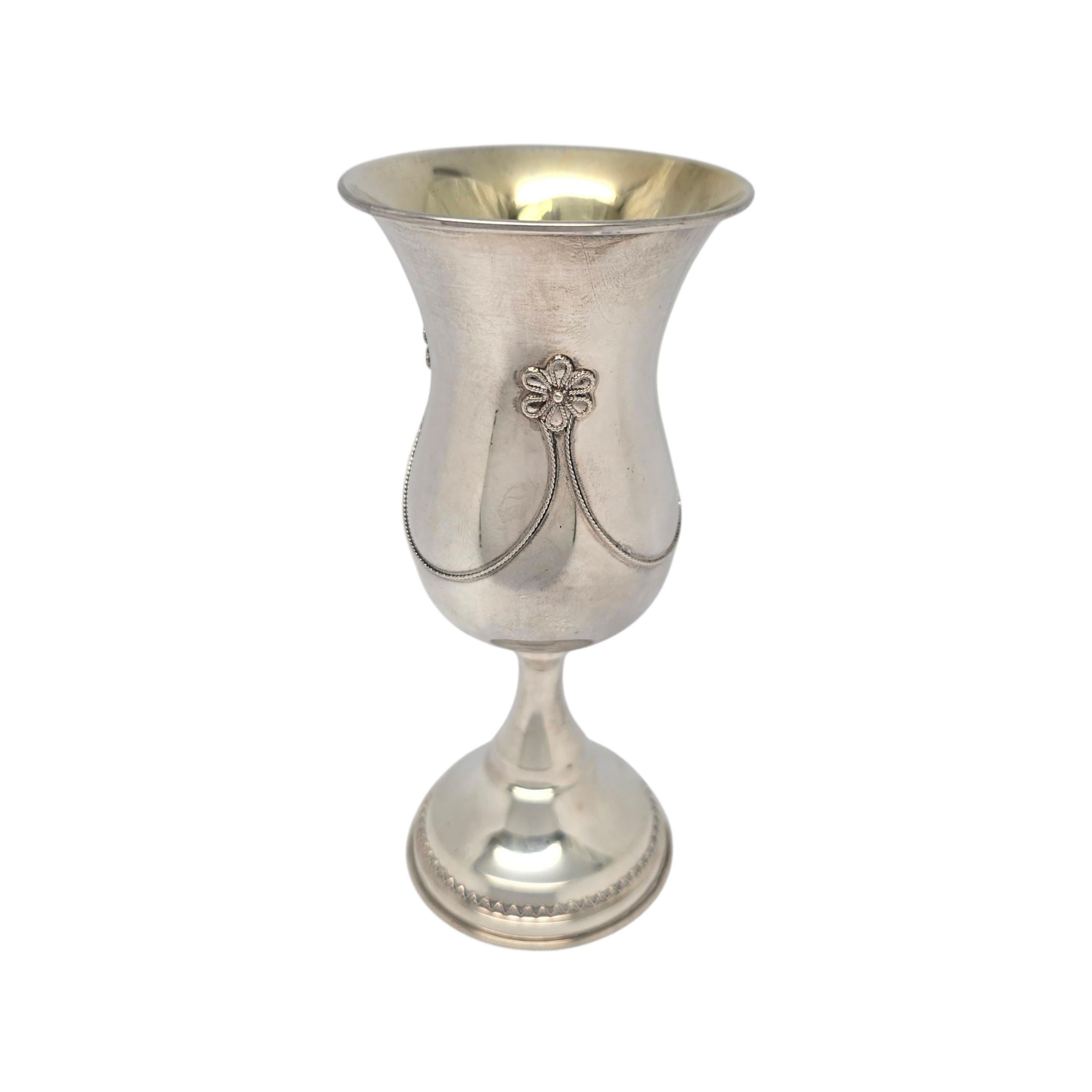 Tazza da vino in argento Sterling di Achsaf Israel #23221 In condizioni buone in vendita a Washington Depot, CT