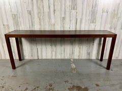 Console à plateau en cuivre gravé à l'acide par Harry Lunstead