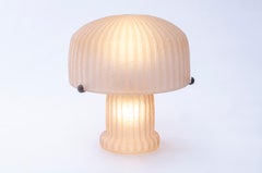 Art Deco Acid-Etched Table Lamp by Nancy Daum, France, Circa 1930