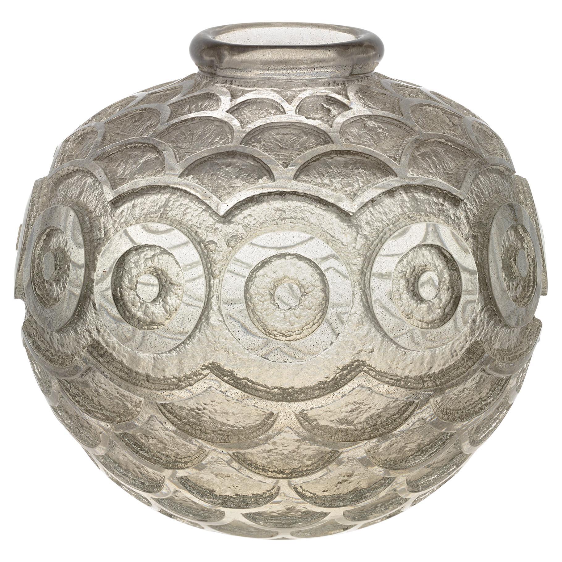Acid Etched Vase by Daum Nancy