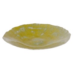 Acid Green Handmade Ceramic Grande Platter, Nathalie Sonnet
