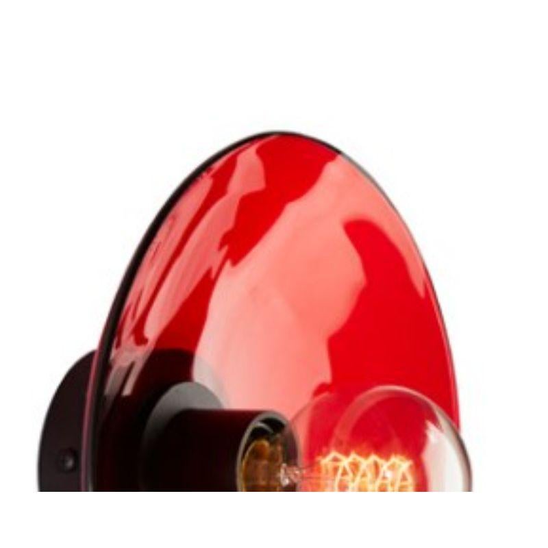French Acid Red Zénith Wall Light, XS by Radar For Sale