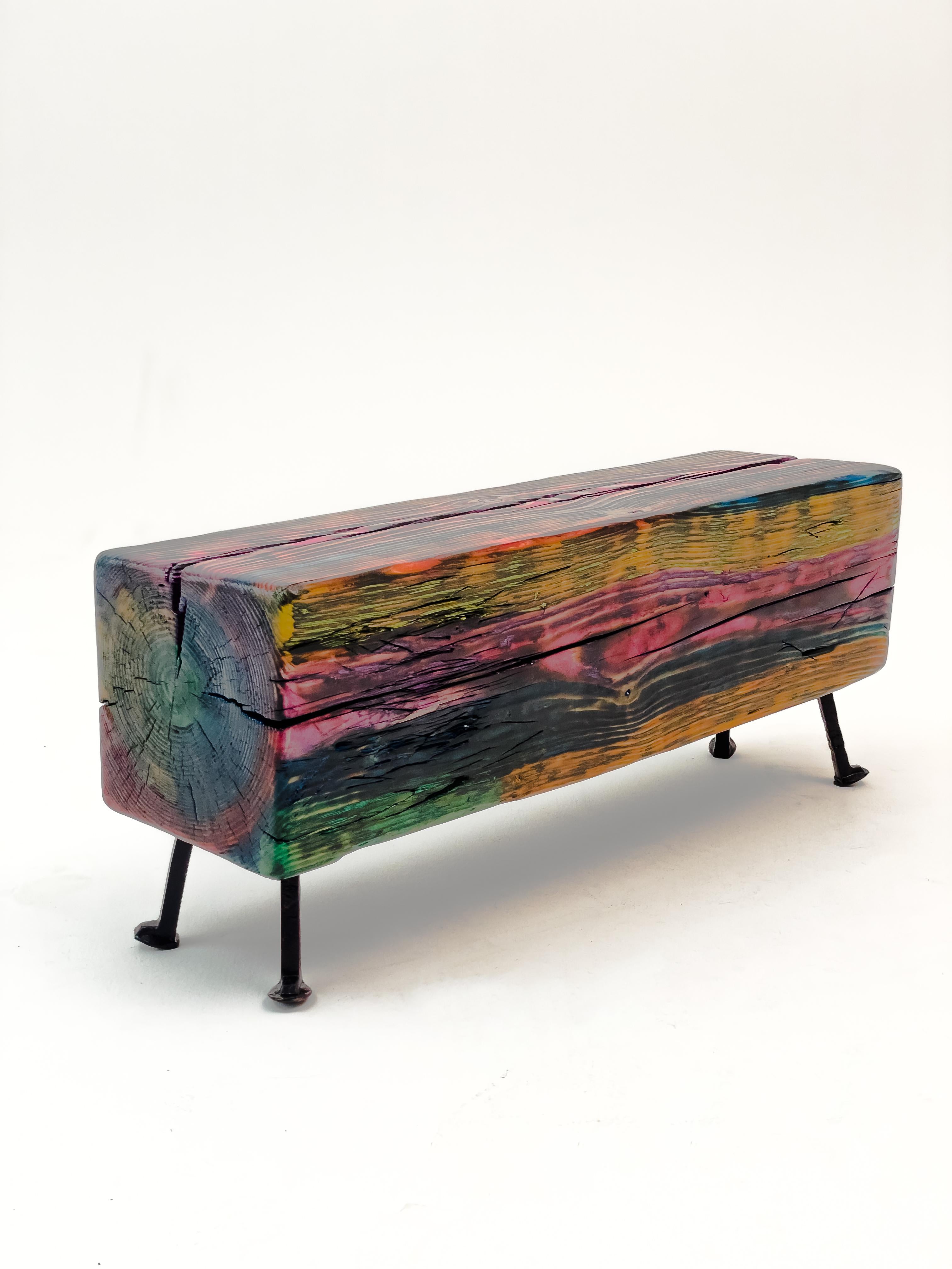 XXIe siècle et contemporain Banc en Spale à l'acide de Twenty Second Factory en vente