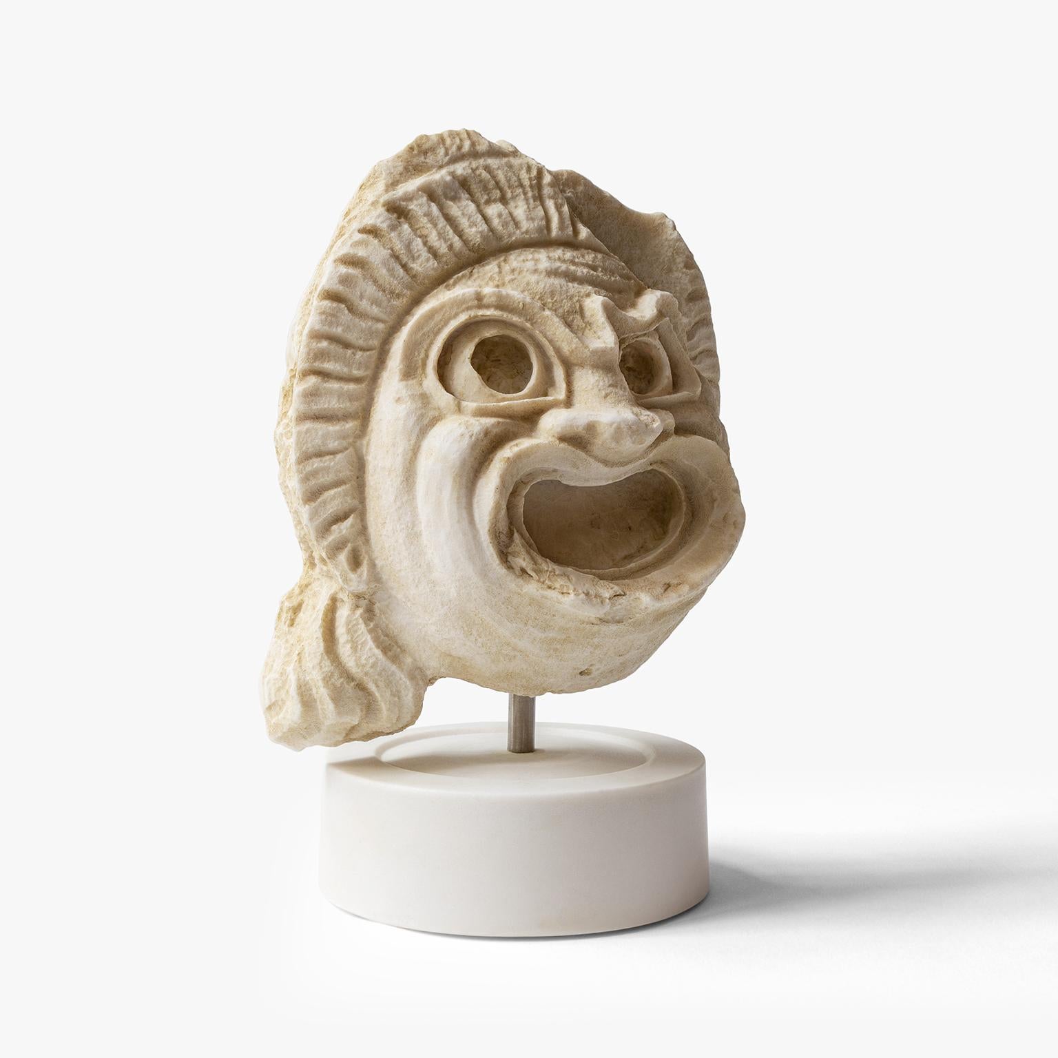 Antike römische Theathre-Maske Myra Nr:1, Skulptur (Klassisch-griechisch) im Angebot