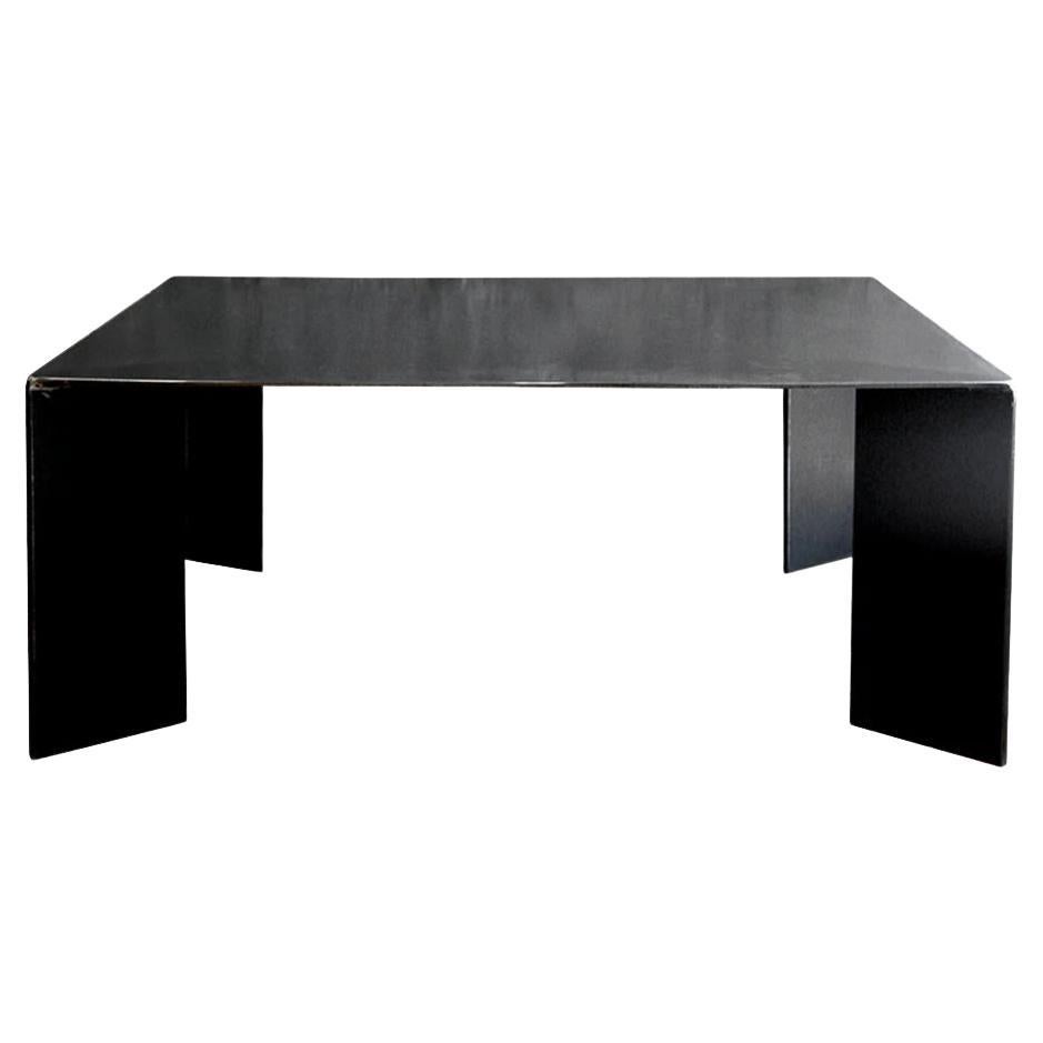 Table basse Acier Black en acier artisanal