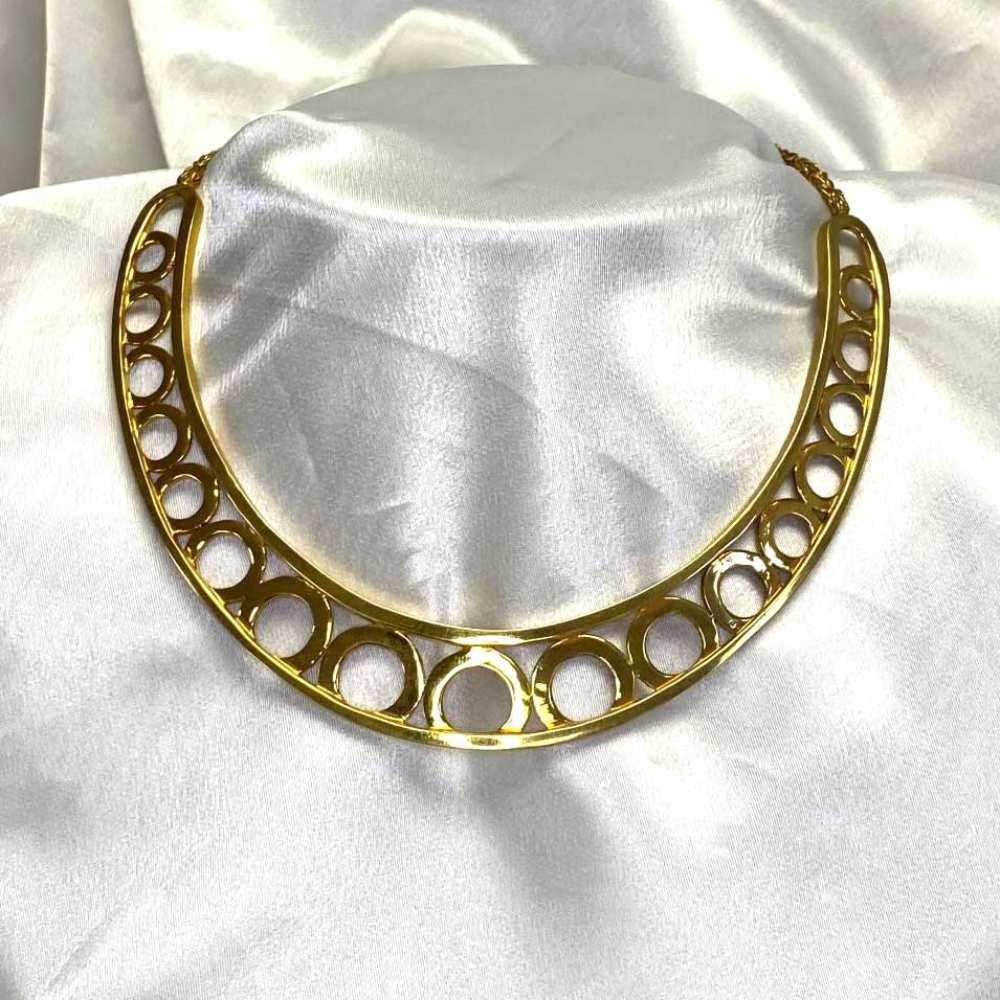 Art Deco A.Cipullo Collar Link Necklace, 18k Yellow Gold For Sale