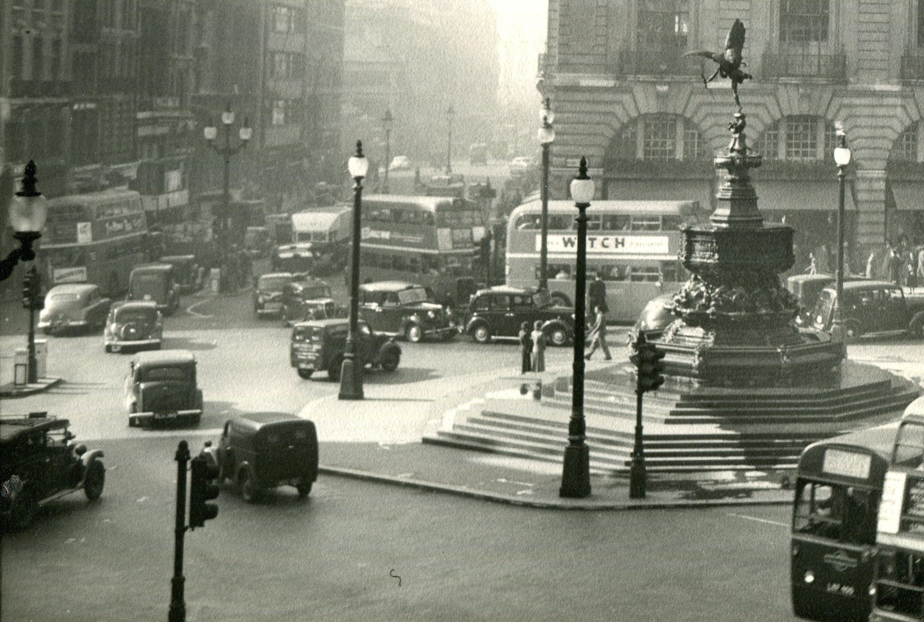 Piccadilly Circus - Photograph by Ack (Jock) Ware