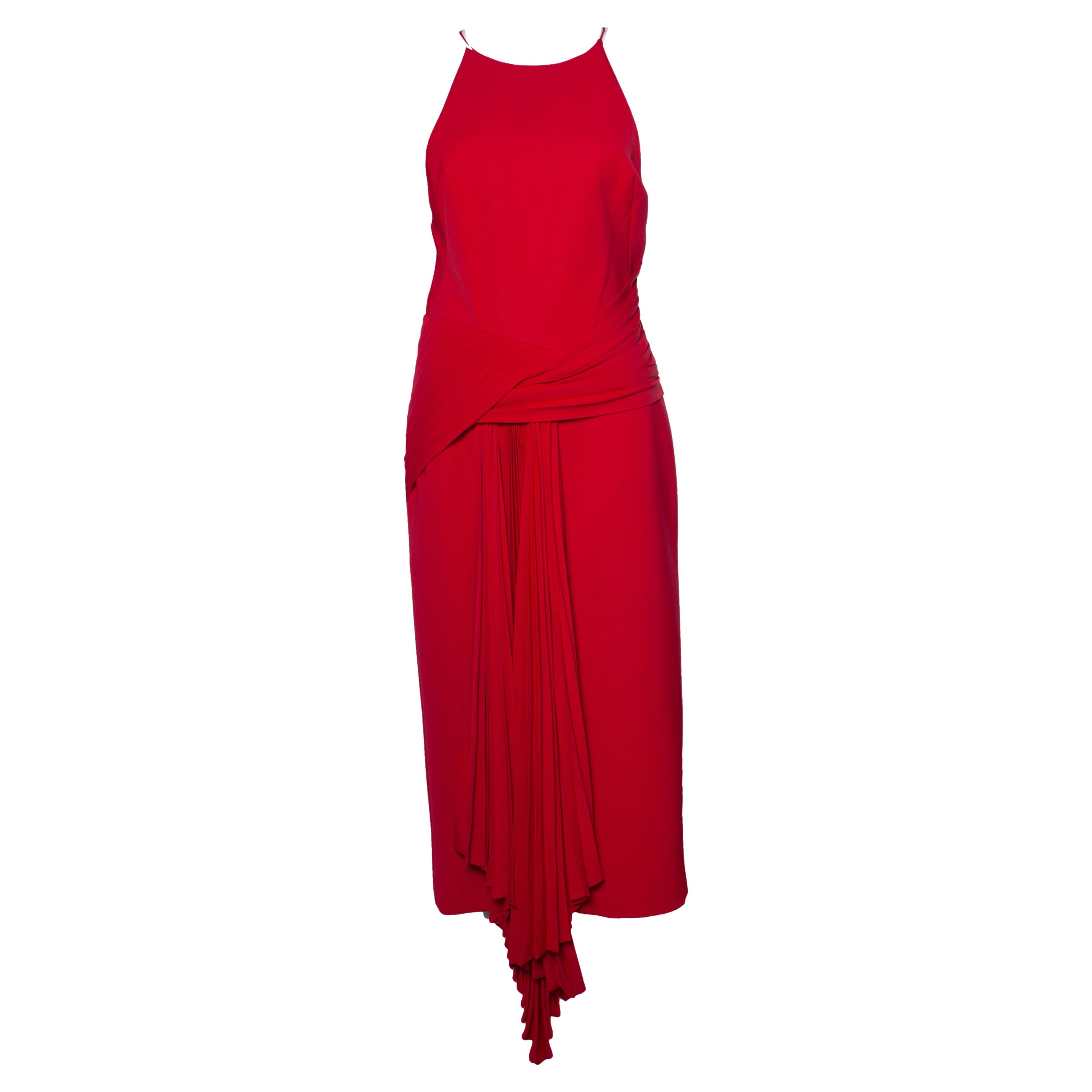 Acler, Bercy dress in red
