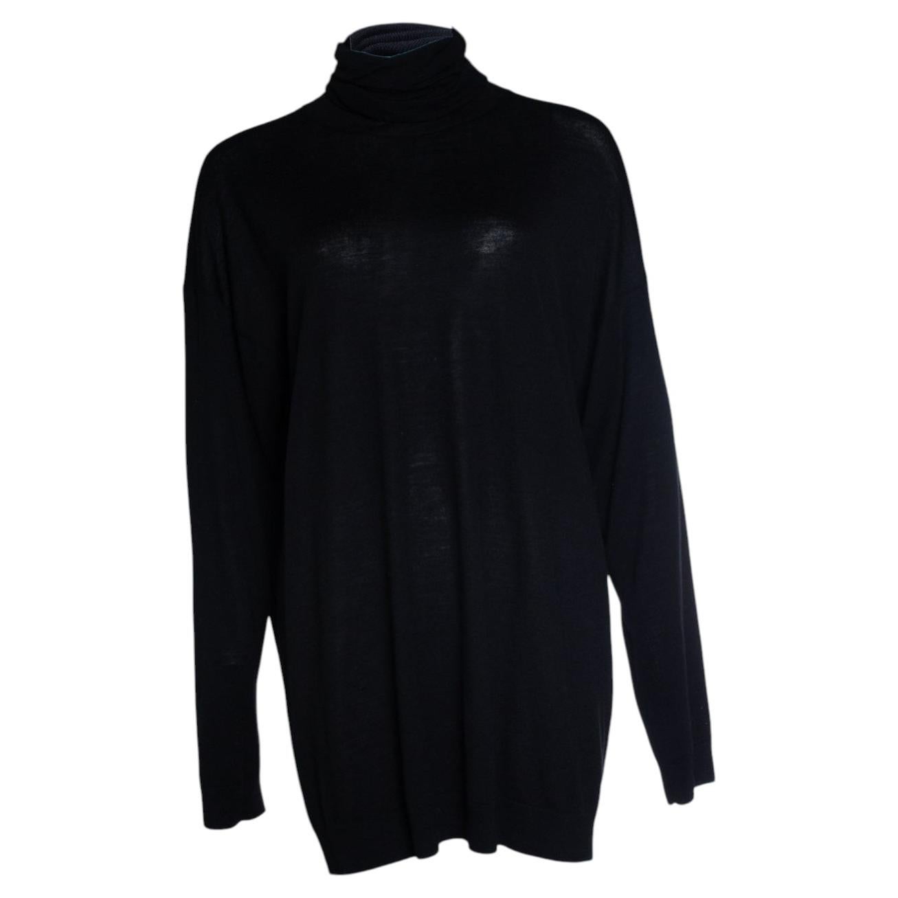 Acne, black turtle neck sweater