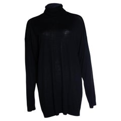 Acne, schwarzer Pullover mit Rollkragen