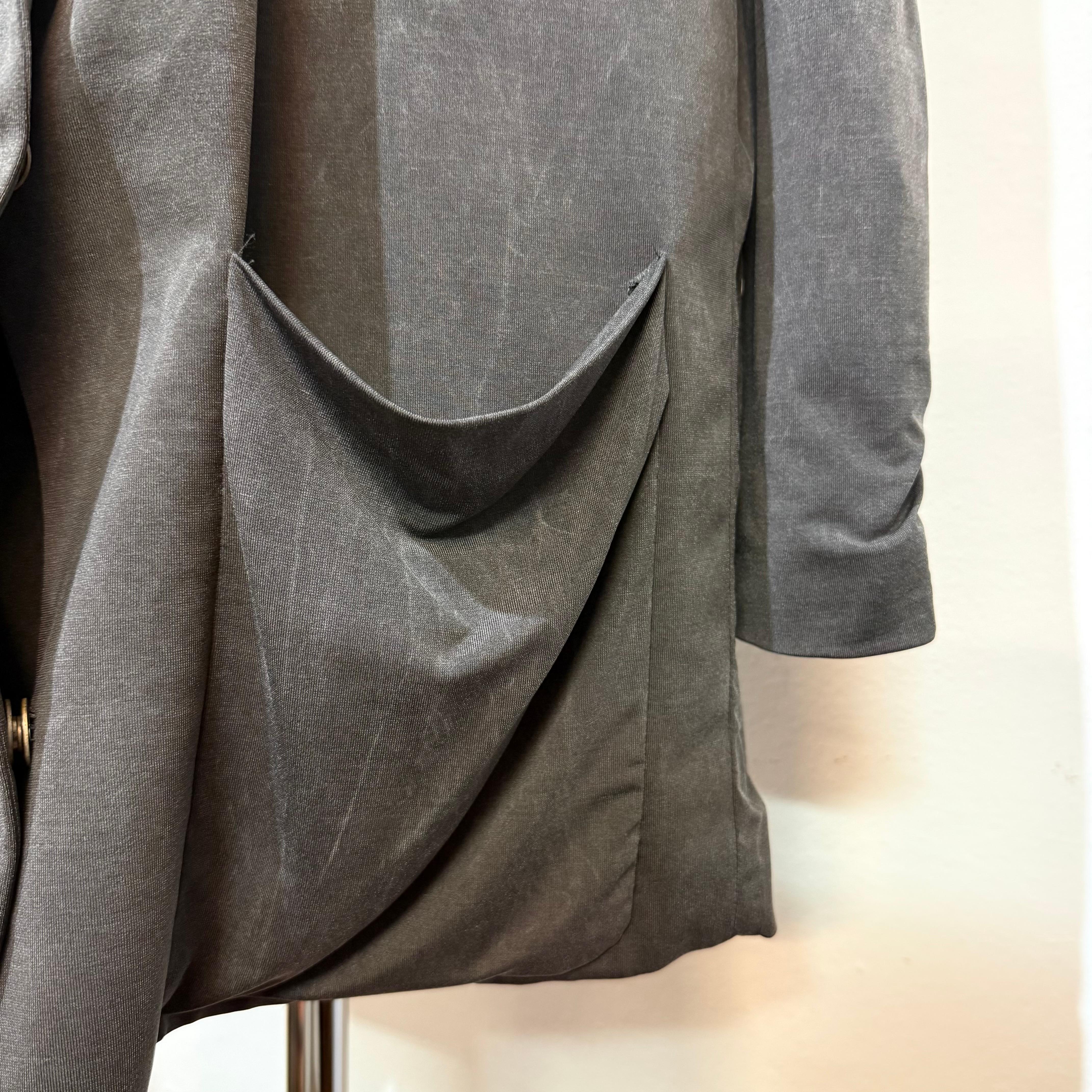 Acne Blacksweet - Giacca lunga in jersey FR 38 / IT42 in vendita 1