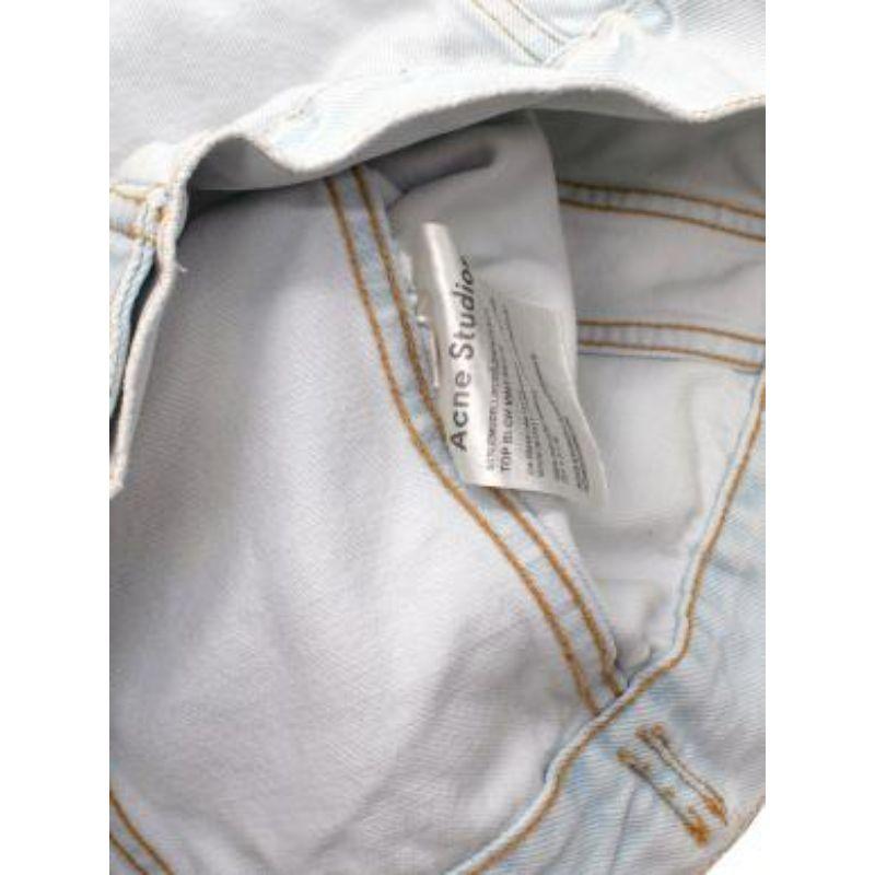 Acne Bleached Wash Denim Jacket For Sale 3