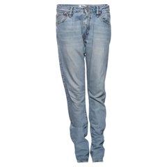 Acne, blue loose fitted jeans
