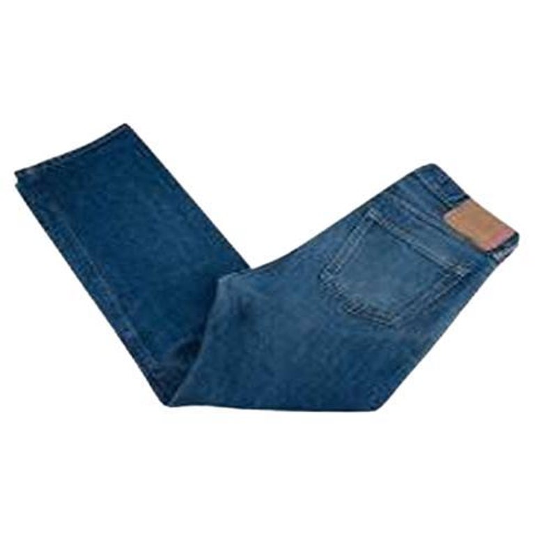 jeg er syg brydning gå på pension Acne Dark-wash denim Bia Konst Rigid straight leg jeans For Sale at 1stDibs