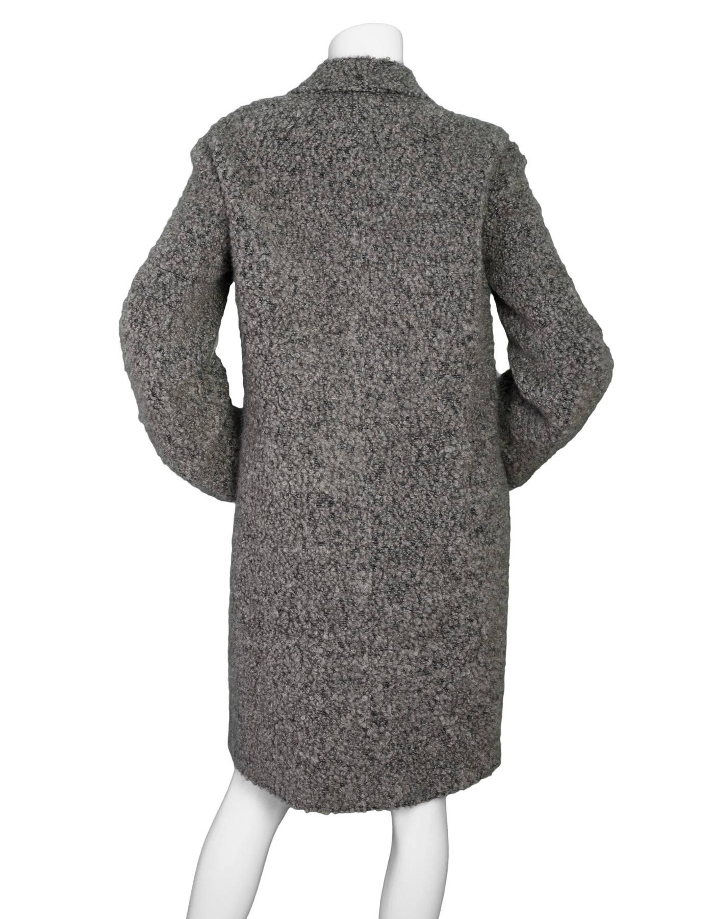 grey jacket boucle