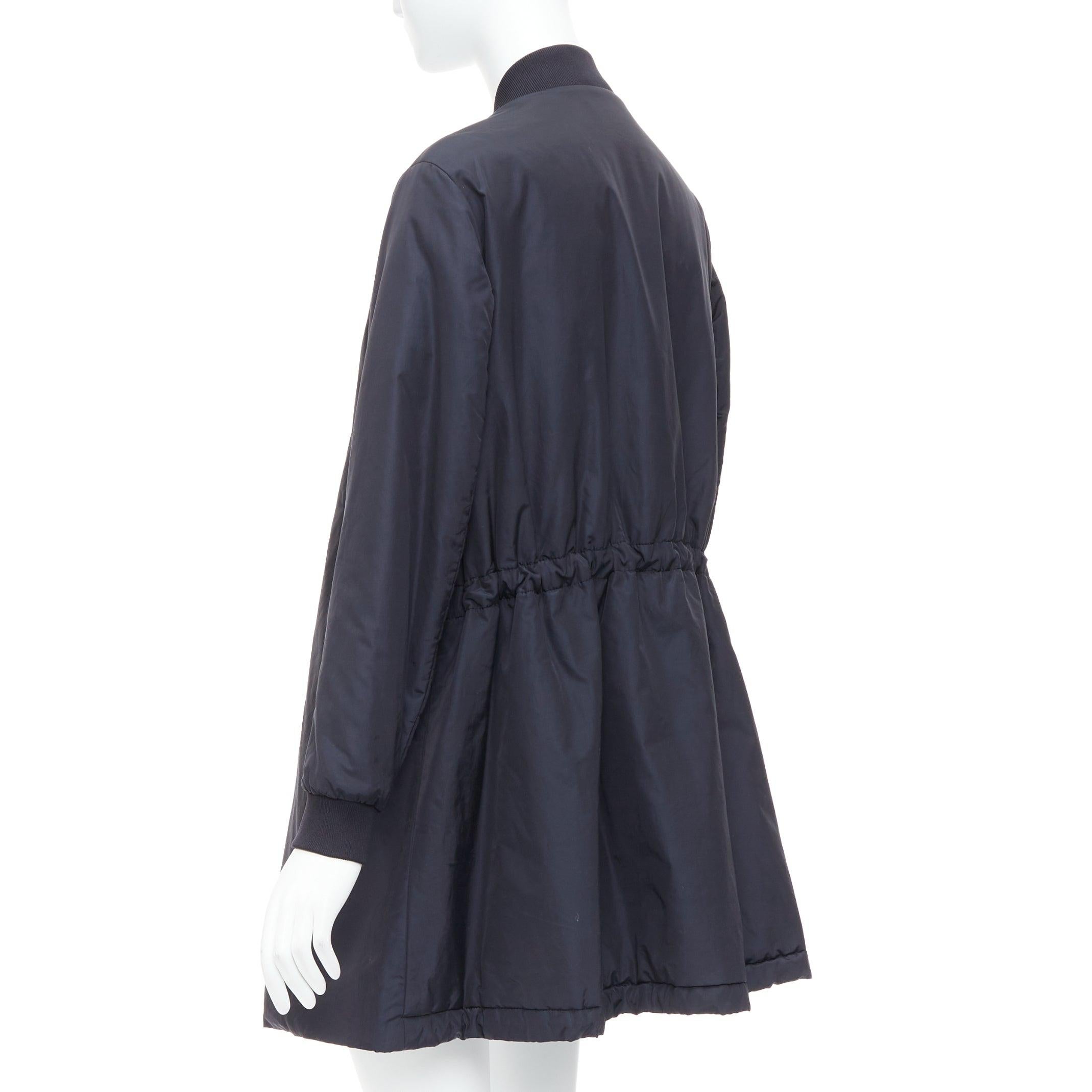 ACNE STUDIOS 2015 Folie Tech black bomber silver zip mini dress FR34 XS
Reference: ECLO/A00043
Brand: Acne Studios
Model: Folie Tech
Collection: SS 2015
Material: Nylon
Color: Black
Pattern: Solid
Closure: Zip
Lining: Black Fabric
Extra Details: