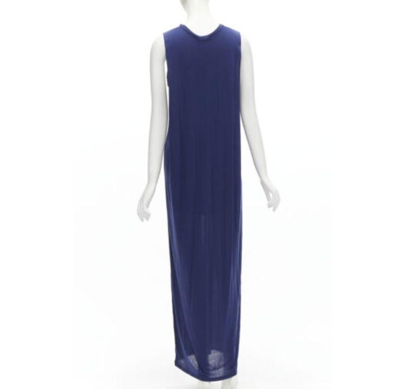 acne studios draped jersey gown