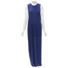 ACNE STUDIOS 2016 Ormanda Tencel navy cape illusion layered tank dress S