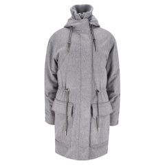 Acne Studios 
Alston
 Oversized Wool 
Cashmere Blend Down Parka Coat