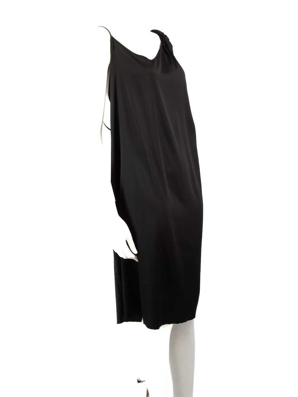 CONDITION is Very good. Hardly any visible wear to dress is evident on this used Acne Studios designer resale item.
 
 
 
 Details
 
 
 Black
 
 Polyester
 
 Dress
 
 Knee length
 
 Sleeveless
 
 Braided strap
 
 Round neck
 
 
 
 
 
 Made in China
