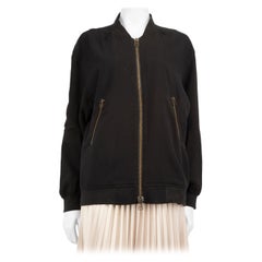 Acne Studios - Veste noire à fermeture éclair, taille S Acne Studios - Veste noire à fermeture éclair, taille S