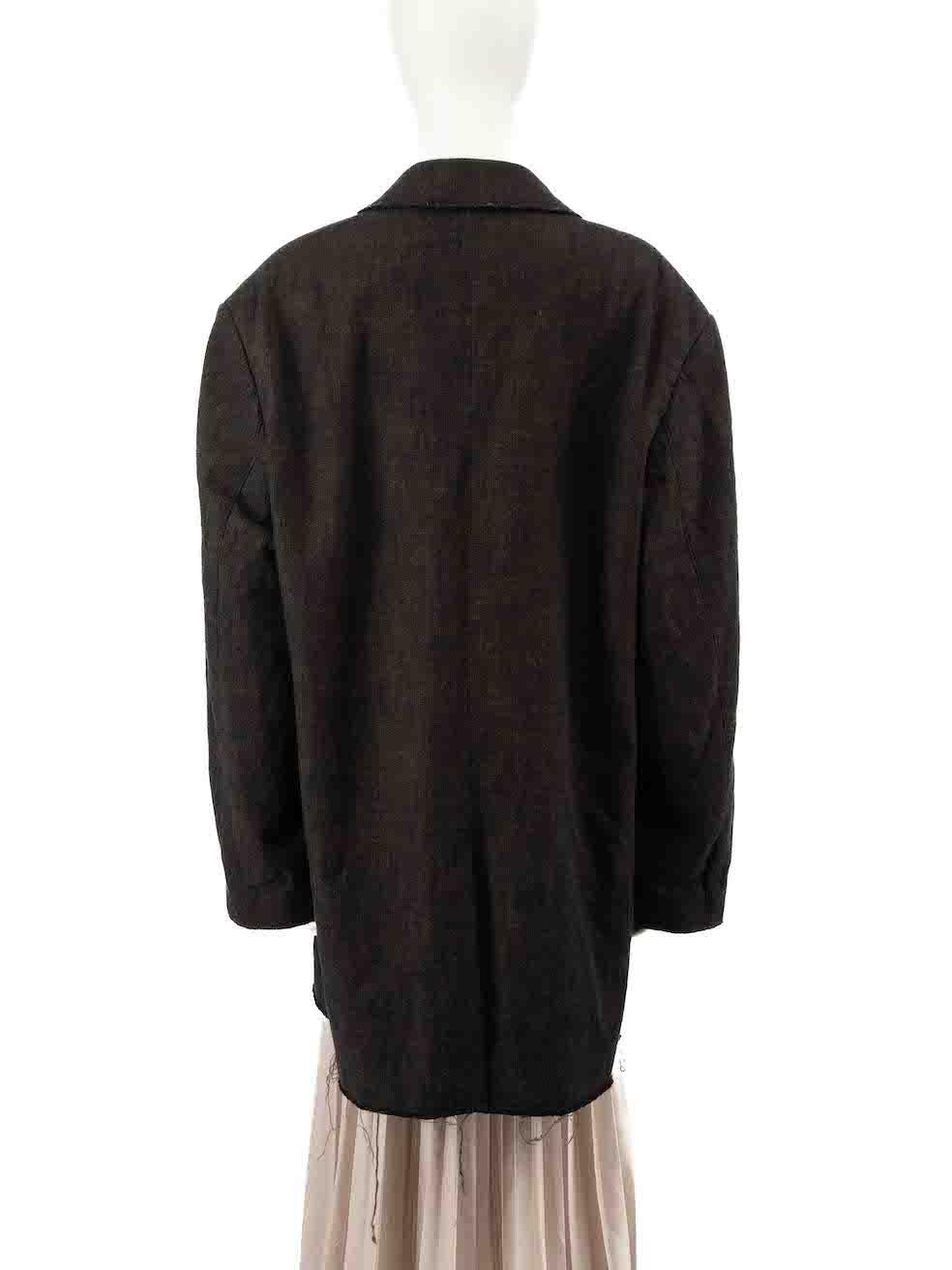 Acne Studios Black Oversized Fit Blazer Size M In Good Condition For Sale In London, GB