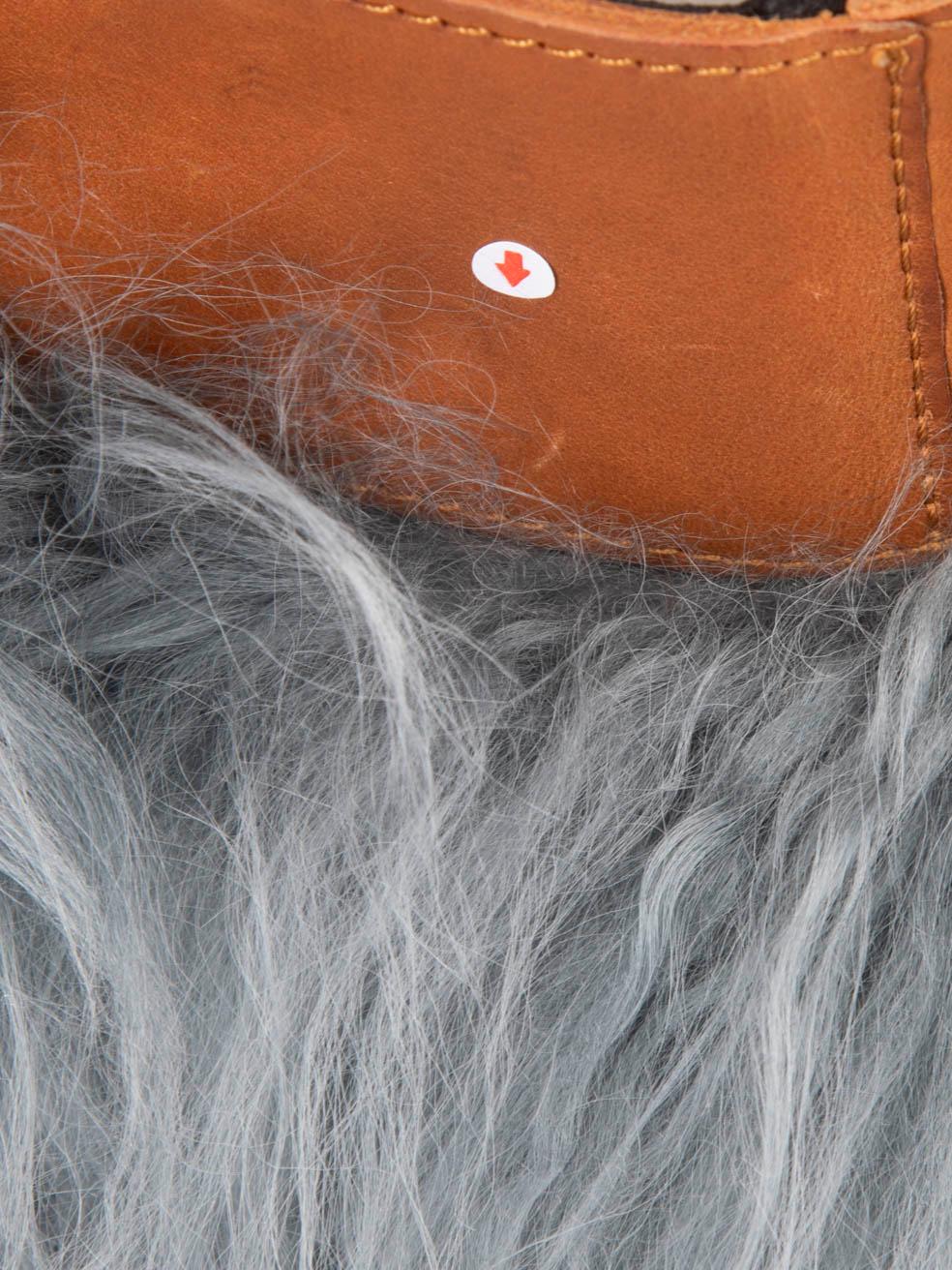 Donna Studio A: minigonna nera in vita con bordi in shearling taglia XS