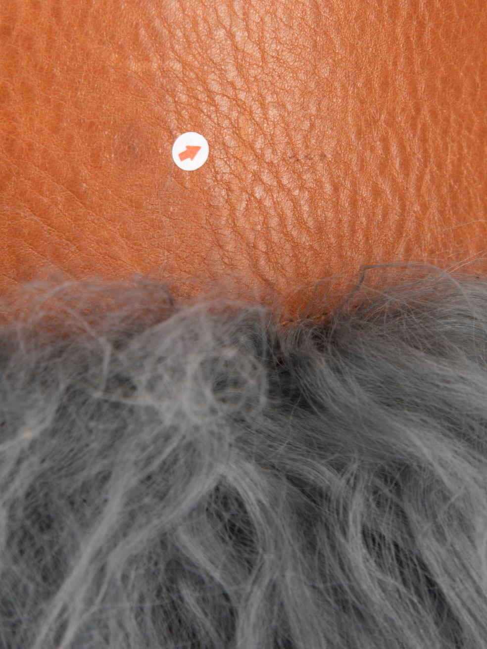 Studio A: minigonna nera in vita con bordi in shearling taglia XS 1