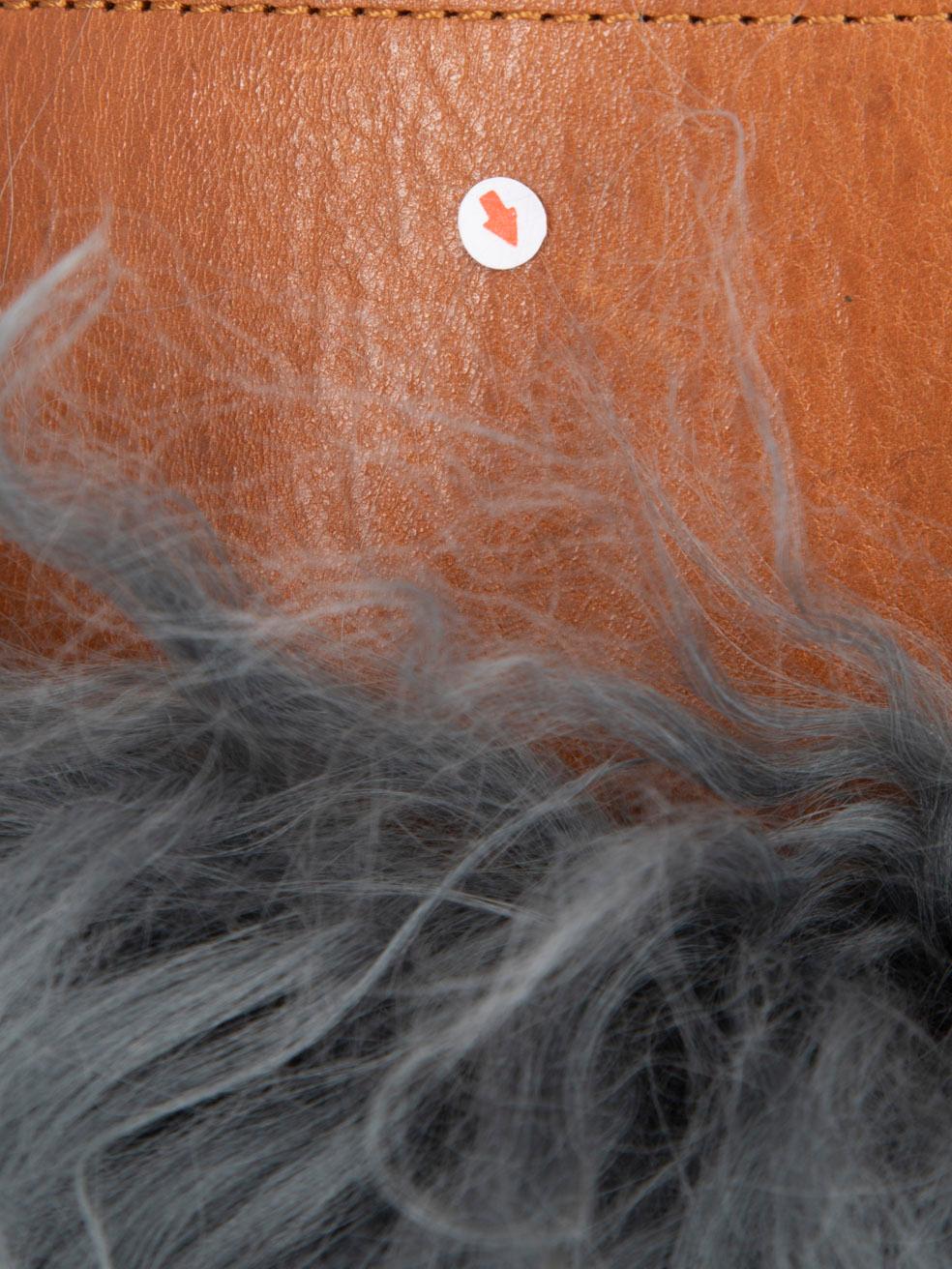 Studio A: minigonna nera in vita con bordi in shearling taglia XS 2
